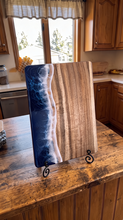 Cutting Board ocean deep blue
